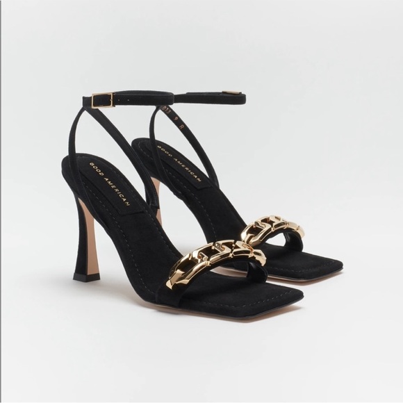 NWT Good American Chain Sandle - Picture 8 of 9